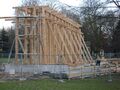 Baustelle am Gradierwerk im März 2009