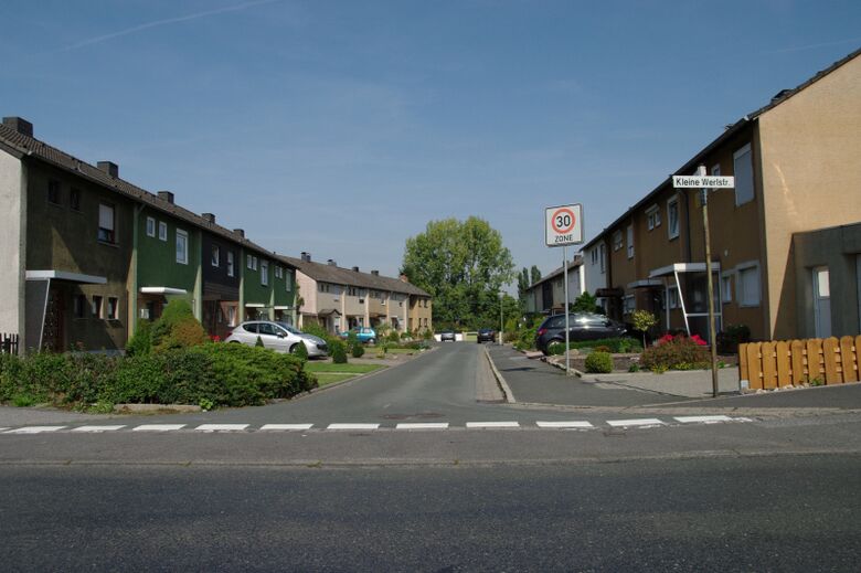 Mathildestraße von der Großen Werlstraße aus