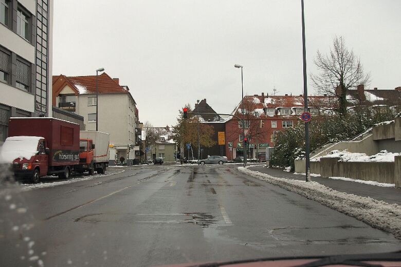 Königstraße von der Gutenbergstraße Richtung Antonistraße