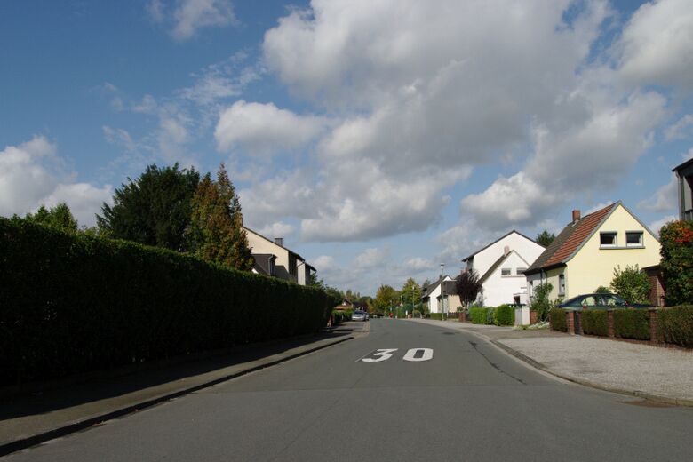 Muntenburgstraße vom Scharpenwinkel aus