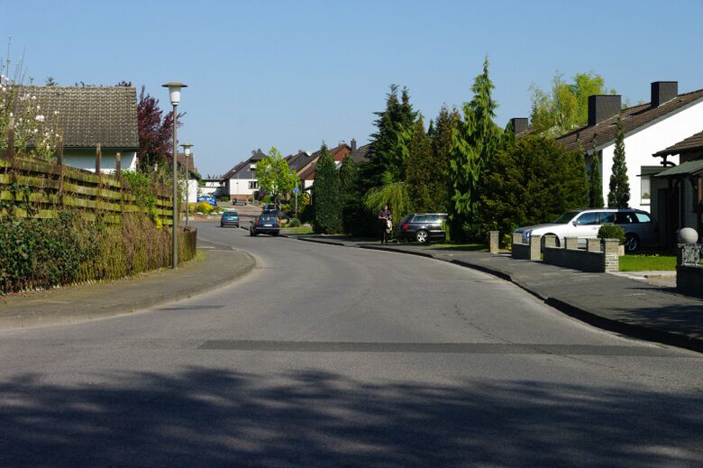 August-Schmidt-Straße vom Am Schacht III aus