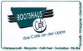 Visitenkarte des Bootshaus um 1990