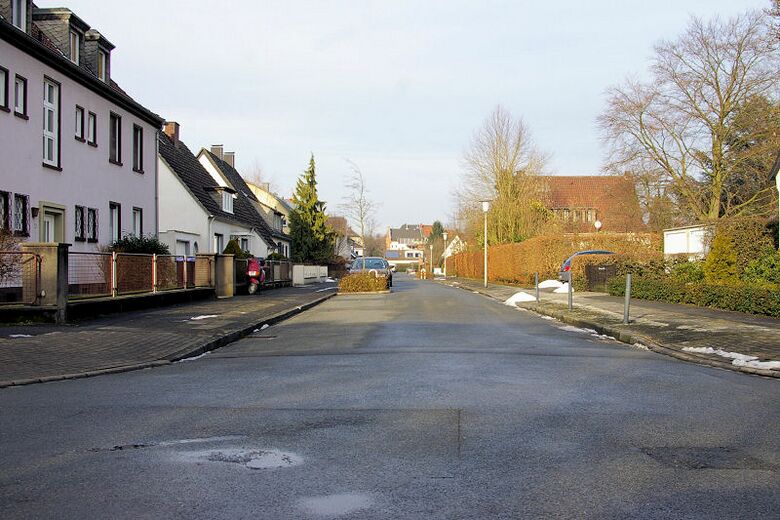 Adalbert-Falk-Straße von der Windthorststraße aus