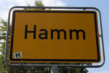 Ortstafel Hamm am Caldenhofer Weg
