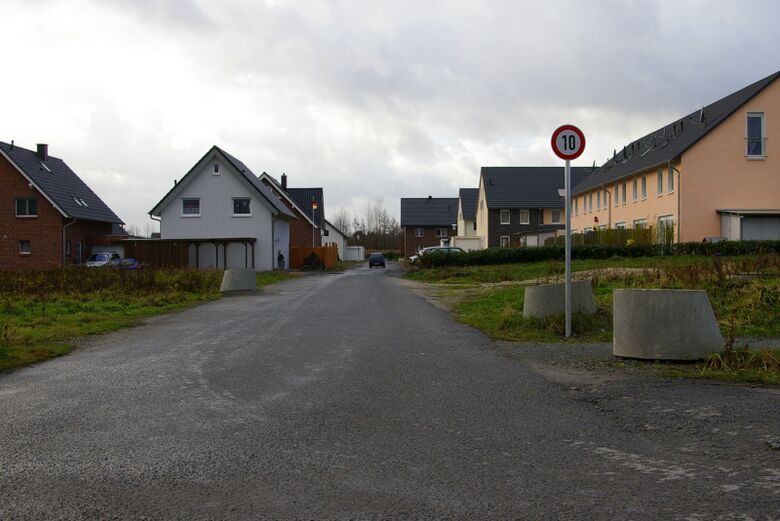 Am Wevelshof von der Heinrich-Wältermann-Straße aus