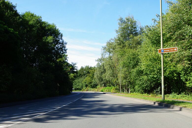 Zum Bergwerk von der Kamener Straße aus