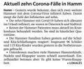 Westfälischer Anzeiger, 17. März 2020