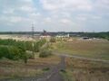 Halde Radbod, Blick von oben Richtung Nordosten zum Gewerbe- und Industriegebiet Radbod