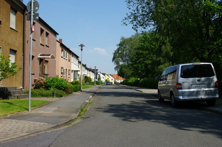 Immanuel-Kant-Straße Richtung Gellertstraße
