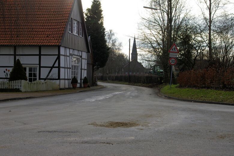 In Süddinker vom Caldenhofer Weg aus