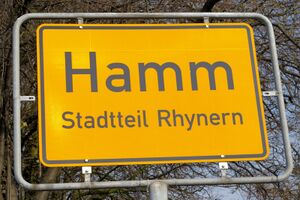 Ortstafel Rhynern
