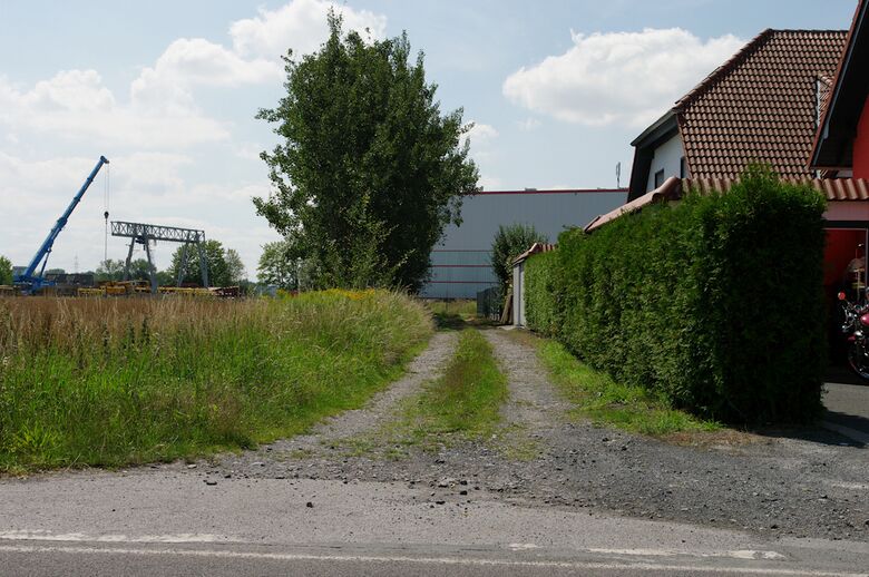 Straße-UE92 von der Mühlenstraße aus