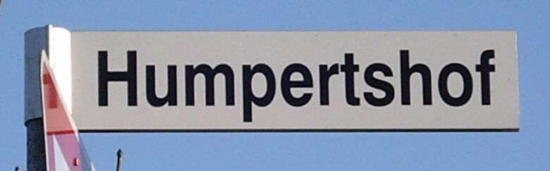 Straßenschild Humpertshof
