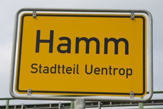 Ortstafel Uentrop