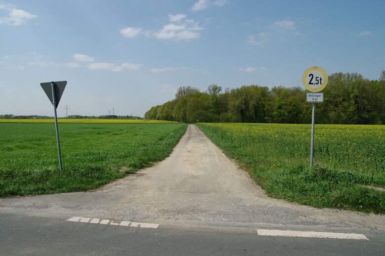 Straße-UE80 von der Frielinghauser Straße aus