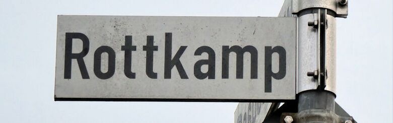 Straßenschild Rottkamp