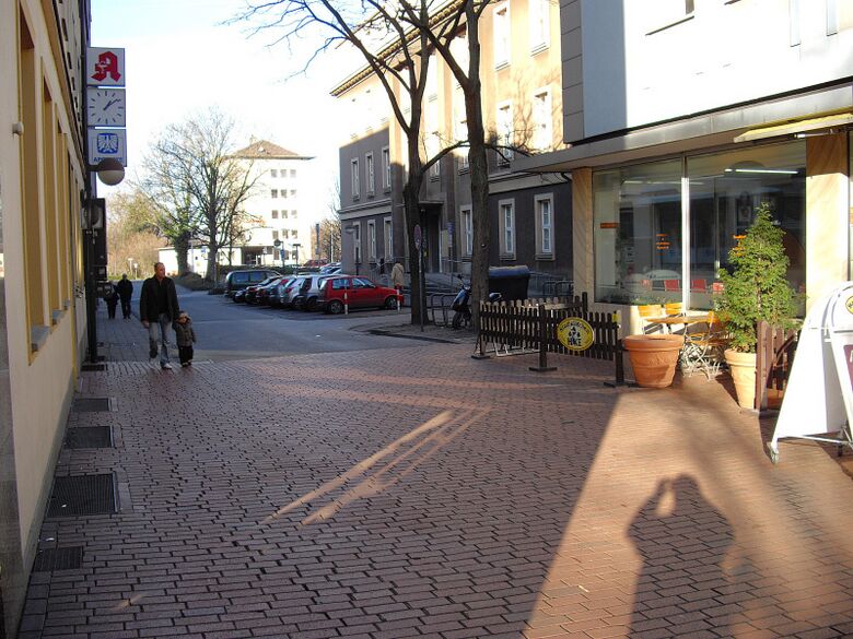 Museumsstraße vom Marktplatz aus