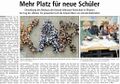 "Mehr Platz für neue Schüler", Westfälischer Anzeiger, 16. November 2009
