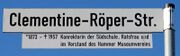 Strassenschild Clementine Roeper Strasse2.jpg