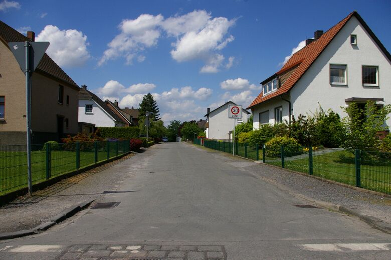 Grüner Weg vom Langewanneweg aus