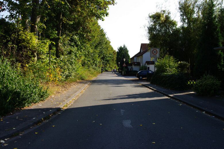 Sudetenweg vom Bockumer Weg aus