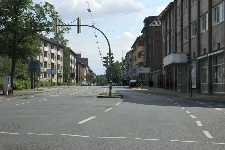Goethestraße Ecke Bismarckstraße Richtung Alleestraße