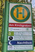 Haltestellenschild Am Kirchgraben