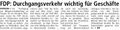 "Durchgangsverkehr wichtig", Westfälischer Anzeiger, 13. November 2009