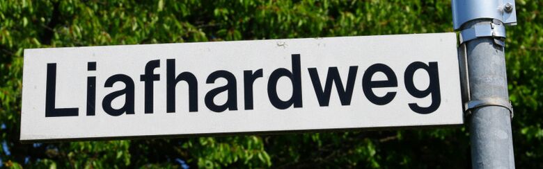 Straßenschild Liafhardweg