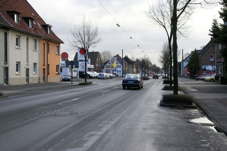 Münsterstraße Nähe Sachsenring Richtung Innenstadt