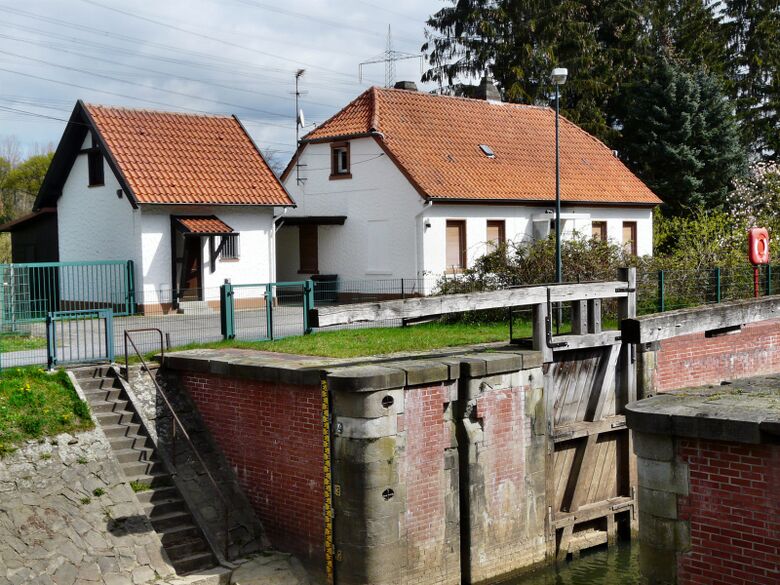 Eingang Schleusenkammer am Unterwasser