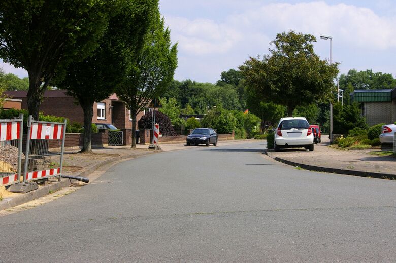 Künnekestraße von der Zelterstraße aus