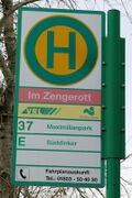 Haltestellenschild Im Zengerott