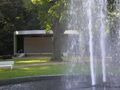 Wasserfontäne vor dem Musikpavillion, September 2008