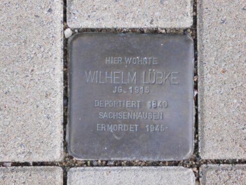Stolperstein Königstraße 41 - Wilhelm Lübke.jpg