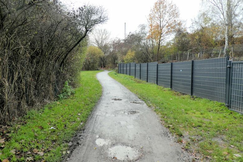 Schneckenweg von der Sandstraße aus
