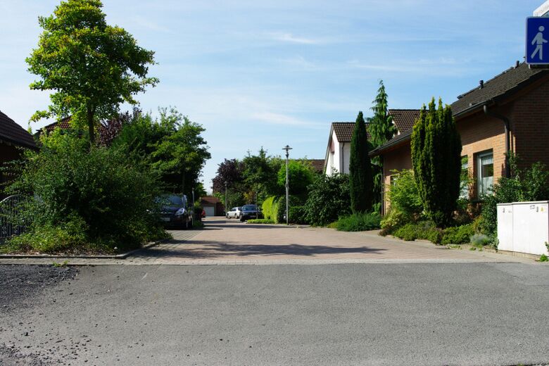 Gaußstraße von der Eulerstraße aus