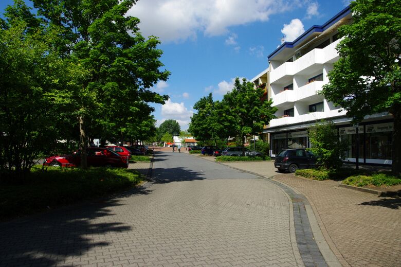 Teichweg von der Hohenhöveler Straße aus