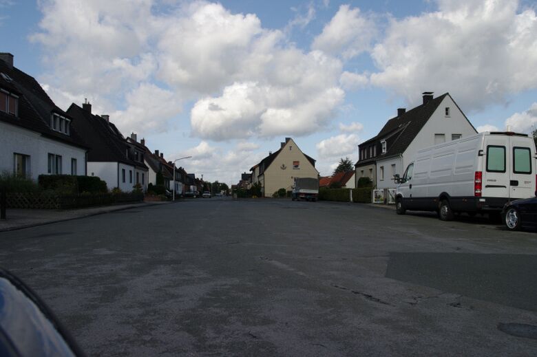 Rosenstraße vom Scharpenwinkel aus