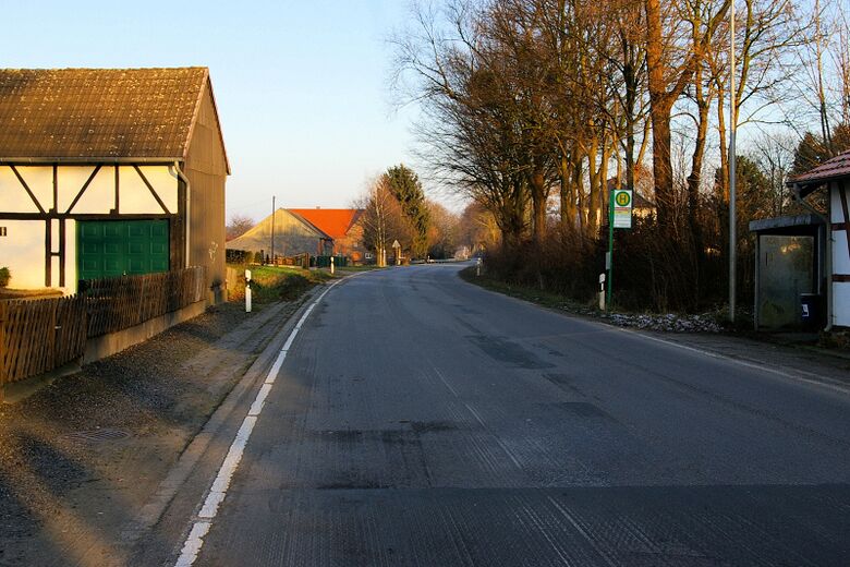 Kumper Landstraße in Osterflierich Richtung Werler Straße