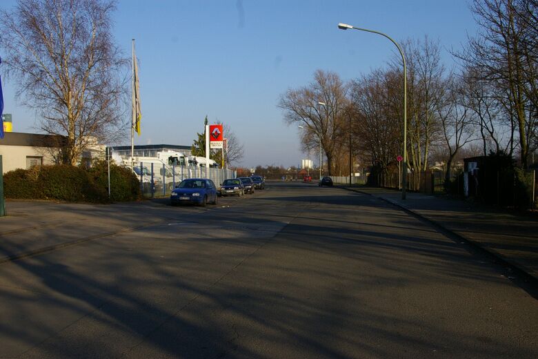 Teutonenstraße vom Engernweg aus