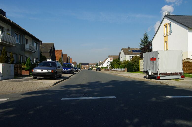 Humburgstraße von der Holzstraße aus