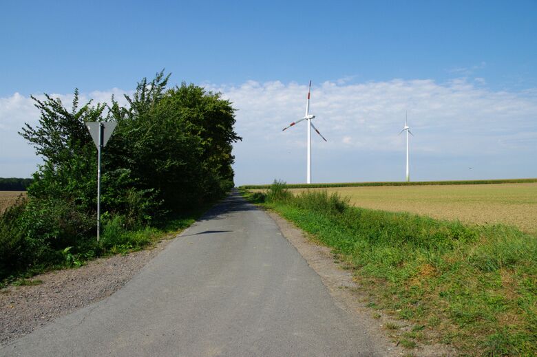 Ennigerberg vom Westhusener Weg aus