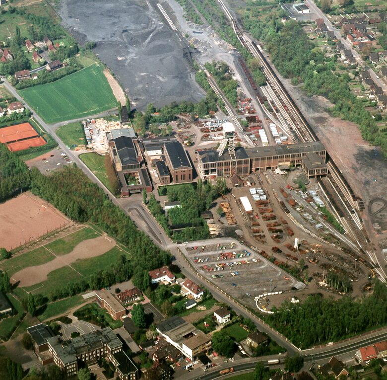 Schacht Franz – Luftbild, Mai 1980 © RVR – Datenlizenz Deutschland