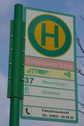 Haltestellenschild Schürmanns Kamp