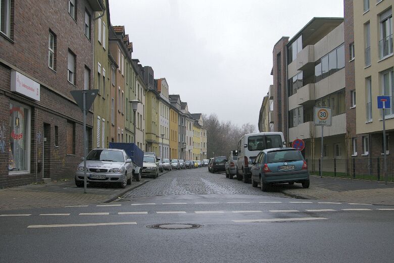 Klopstockstraße von der Alleestraße aus