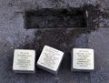 Stolpersteine vor der Verlegung