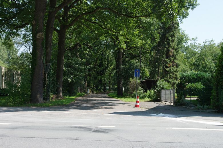 Straße-UE116 von der Zollstraße aus