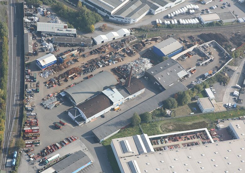 Firmengelände am Ortsgüterbahnhof