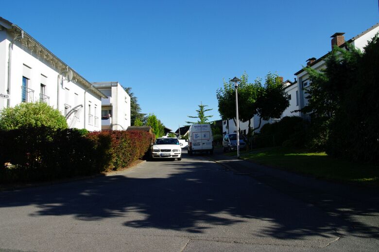 Schadowstraße von der Gropiusstraße aus